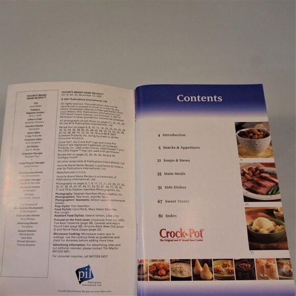 Crock Pot Slow Cooker Tear Out Recipe Card Collection 2007 Paper Back - Picture 4 of 9